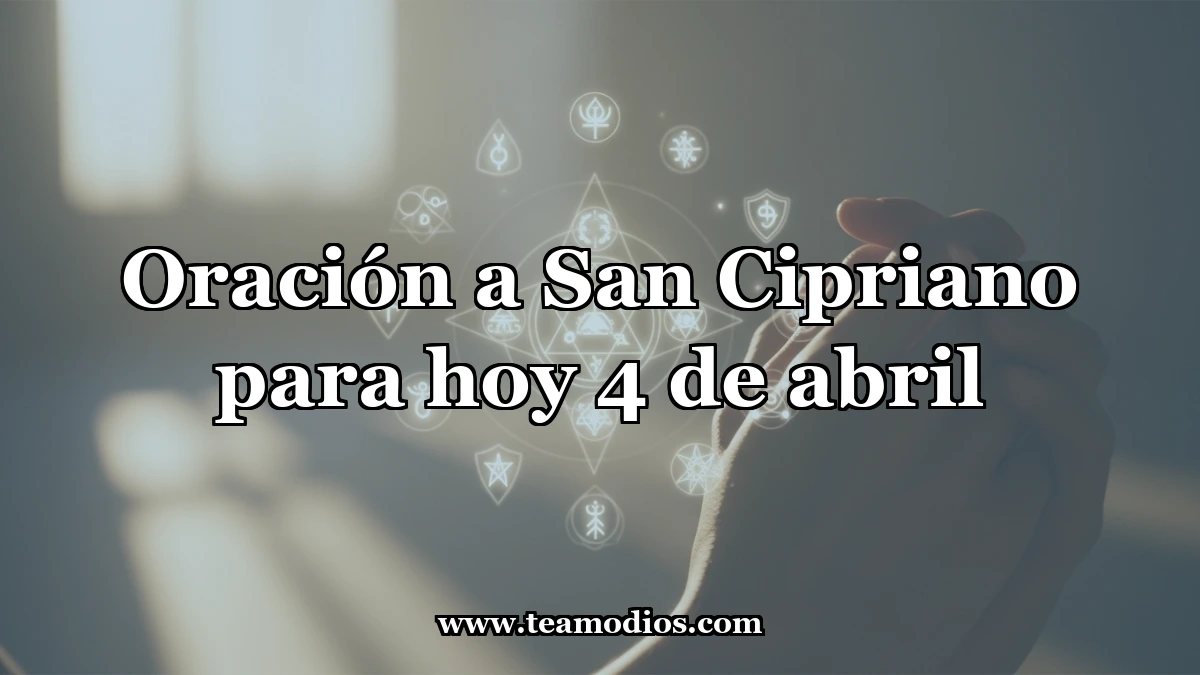 Oración de Vigilia contra las asechanzas de las tinieblas (San Cipriano)
