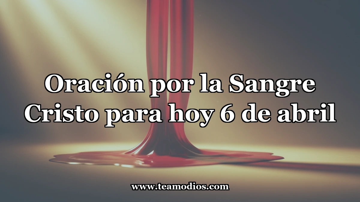 Invocación al Redentor Sanguíneo