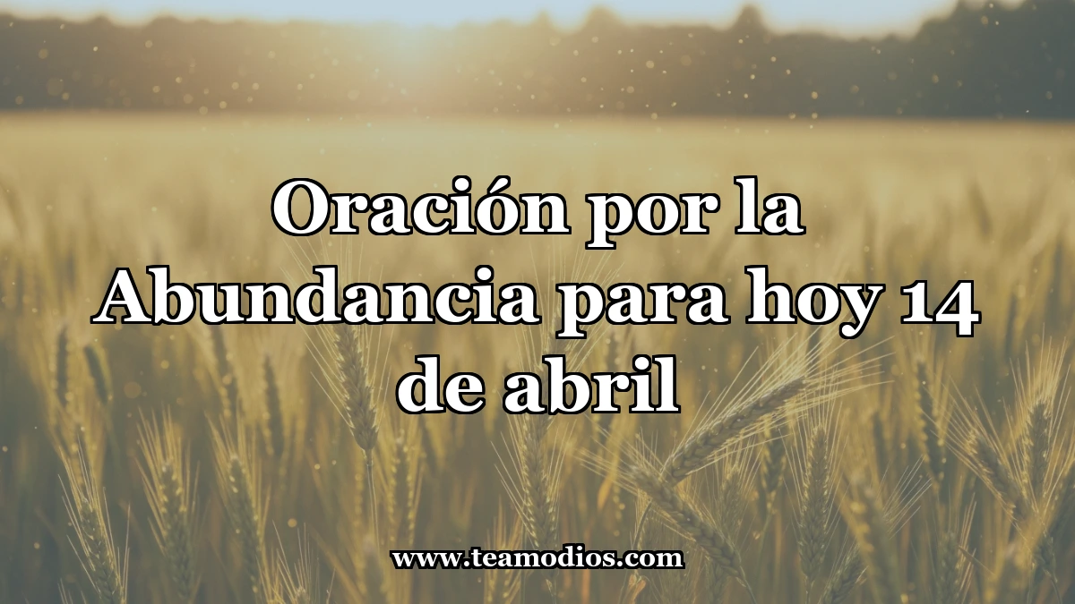 Oración por la Abundancia Divina