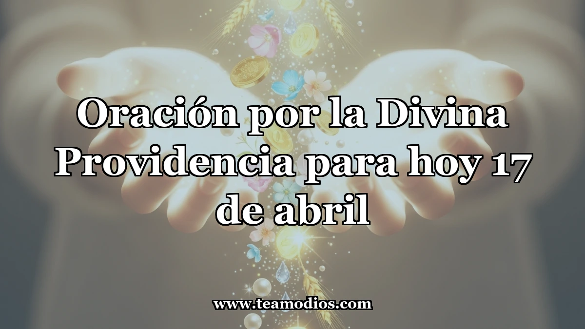 Oración a la Divina Providencia