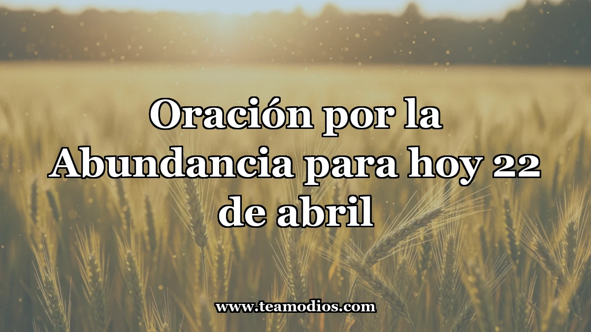 Oración de Gratitud por la Abundancia Divina