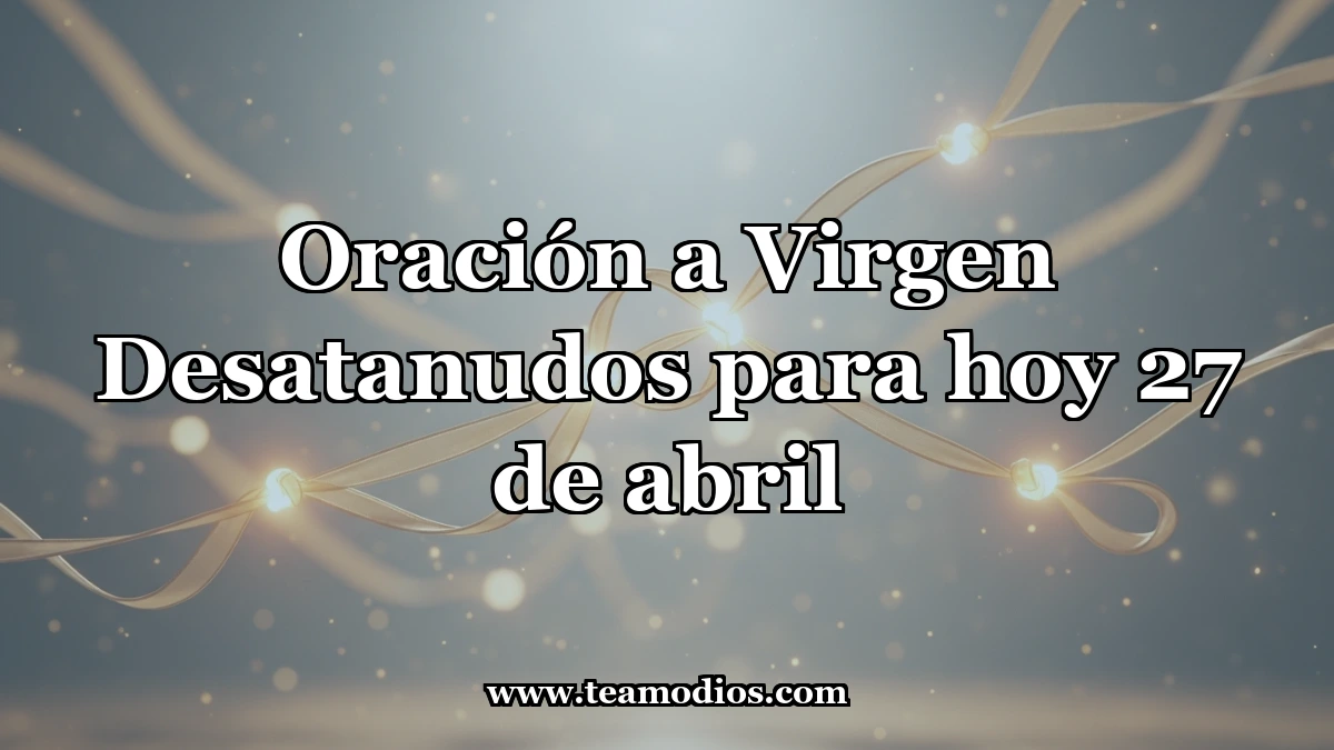 Oh Virgen de Luz, Desatadora de Nudos