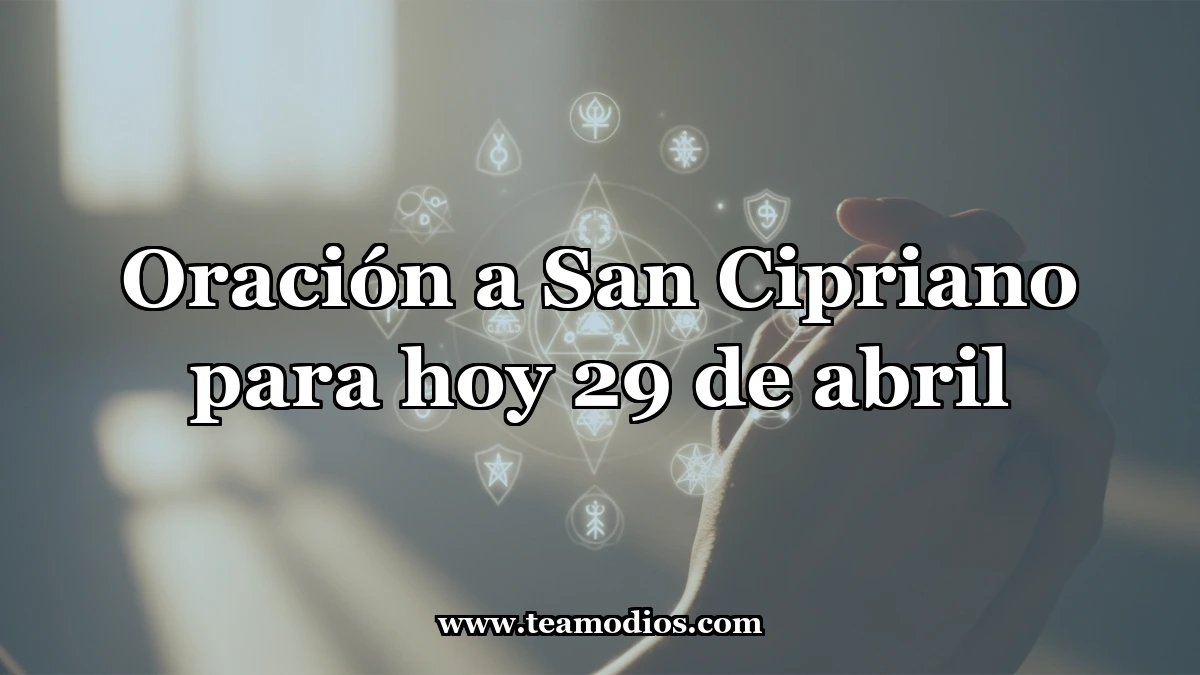 Oración a San Cipriano, Protector en las Tempestades del Alma